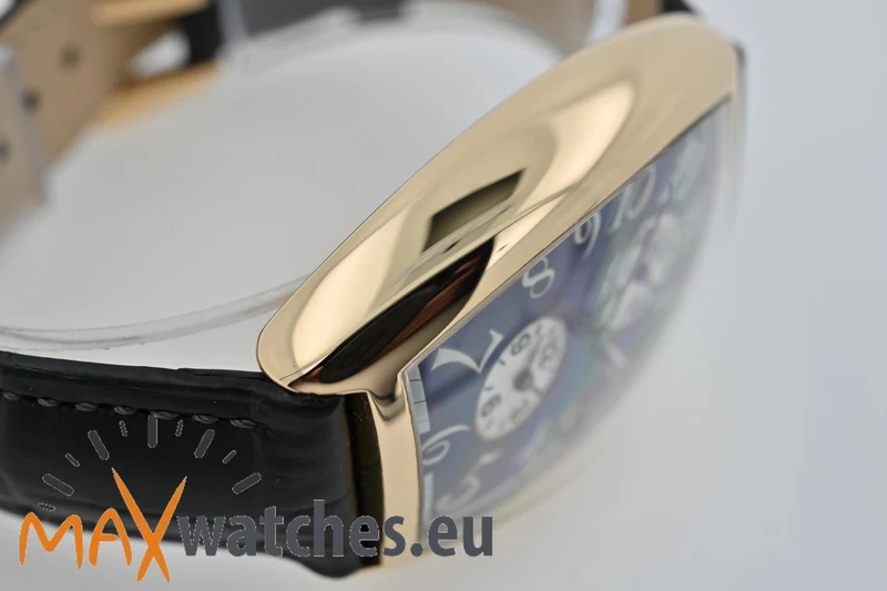 Franck Muller Master Banker 18k Roségold Rose Gold Blue Dial 80g