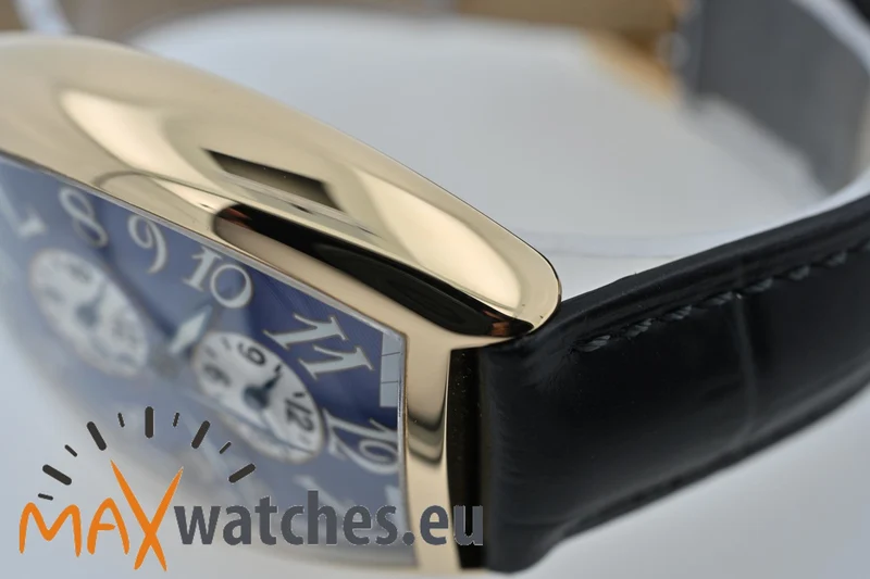 Franck Muller Master Banker 18k Roségold Rose Gold Blue Dial 80g