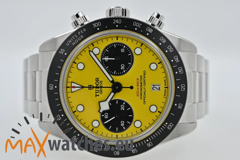 Tudor Heritage Black Bay Chronograph 39mm 79310N Bumblebee Yellow