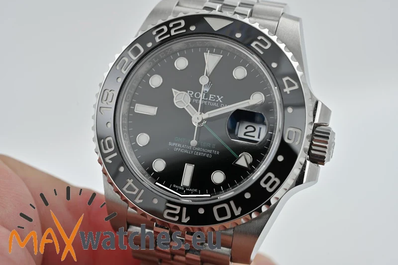Rolex GMT Master II 116710LN LC100 Jubilee Bracelet Full Set