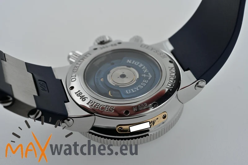 Ulysse Nardin Marine Chronometer Chronograph Limited Edition Blue Seal 353-68