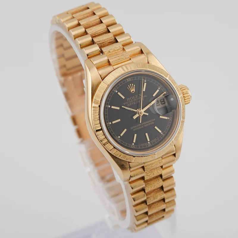 Rolex Lady-Datejust 26 Gelbgold 69278 "Borke"- 1991