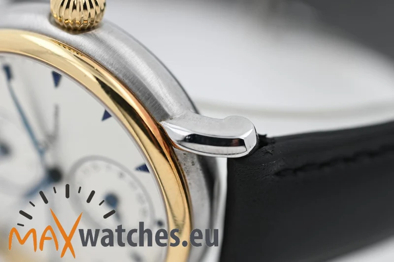 Rainer Brand Panama Dualtime 18k Steel Stahl Gold GMT