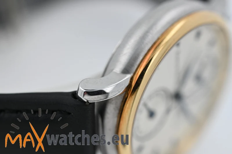 Rainer Brand Panama Dualtime 18k Steel Stahl Gold GMT