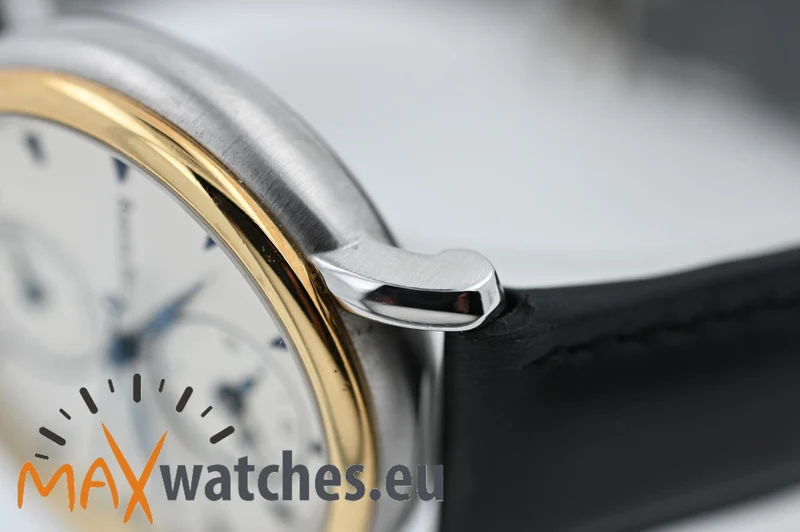 Rainer Brand Panama Dualtime 18k Steel Stahl Gold GMT