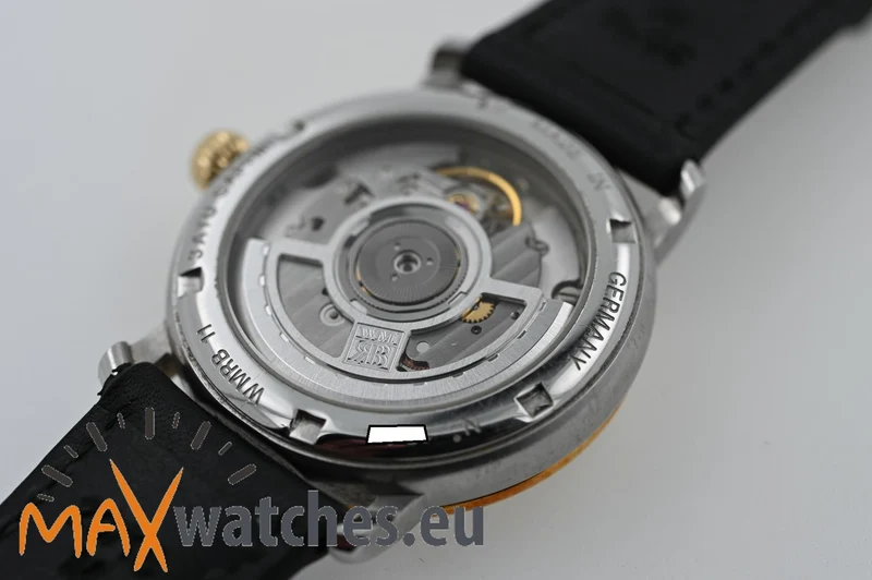 Rainer Brand Panama Dualtime 18k Steel Stahl Gold GMT