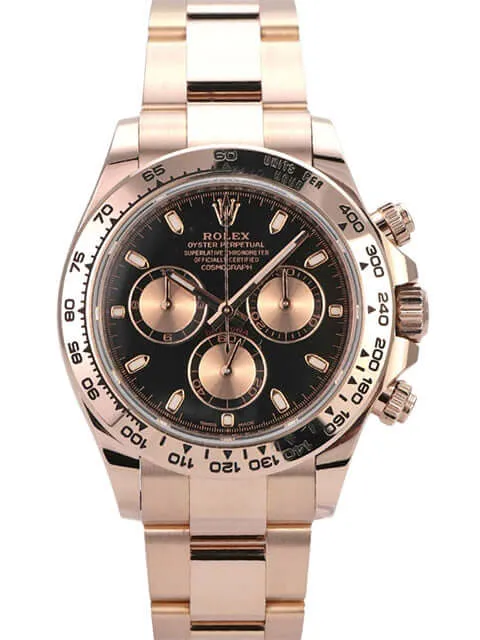 Rolex Cosmograph Daytona 116505 Everose-Gold Schwarz