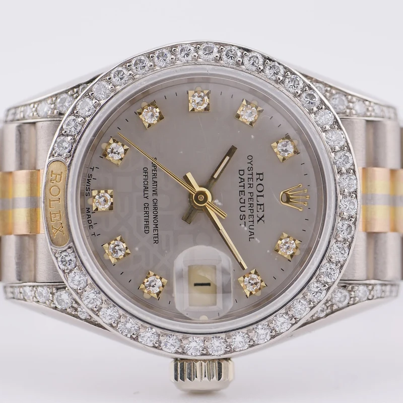 Rolex Lady-Datejust 26 Tridor Dreifarbgold 69159 - 1986 "Factory Setting"