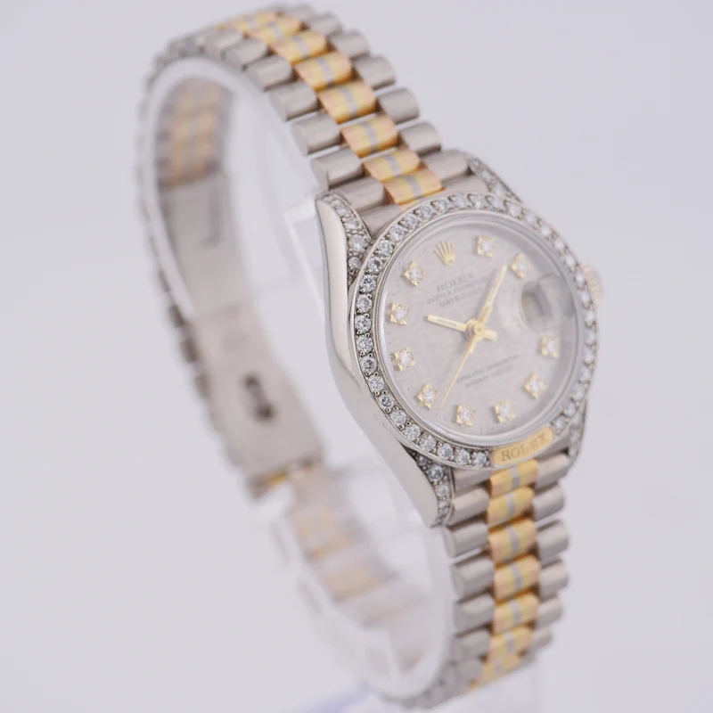 Rolex Lady-Datejust 26 Tridor Dreifarbgold 69159 - 1986 "Factory Setting"
