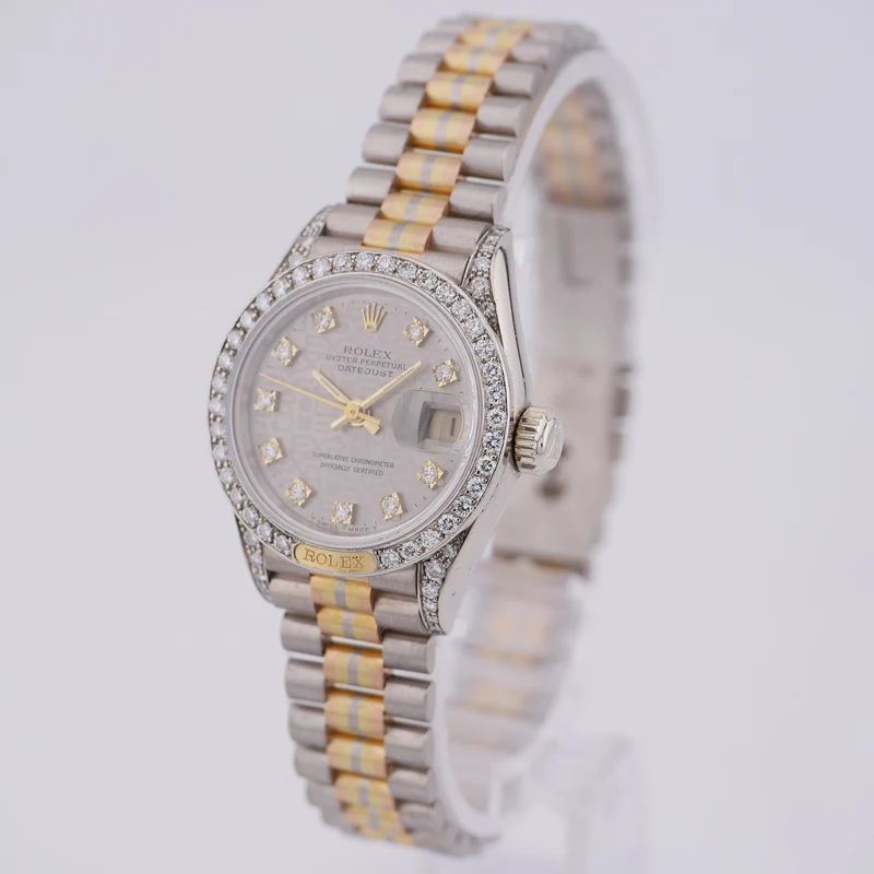 Rolex Lady-Datejust 26 Tridor Dreifarbgold 69159 - 1986 "Factory Setting"