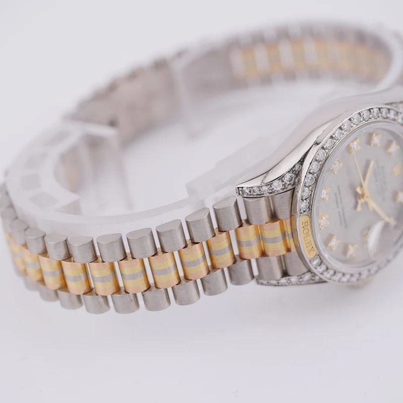Rolex Lady-Datejust 26 Tridor Dreifarbgold 69159 - 1986 "Factory Setting"