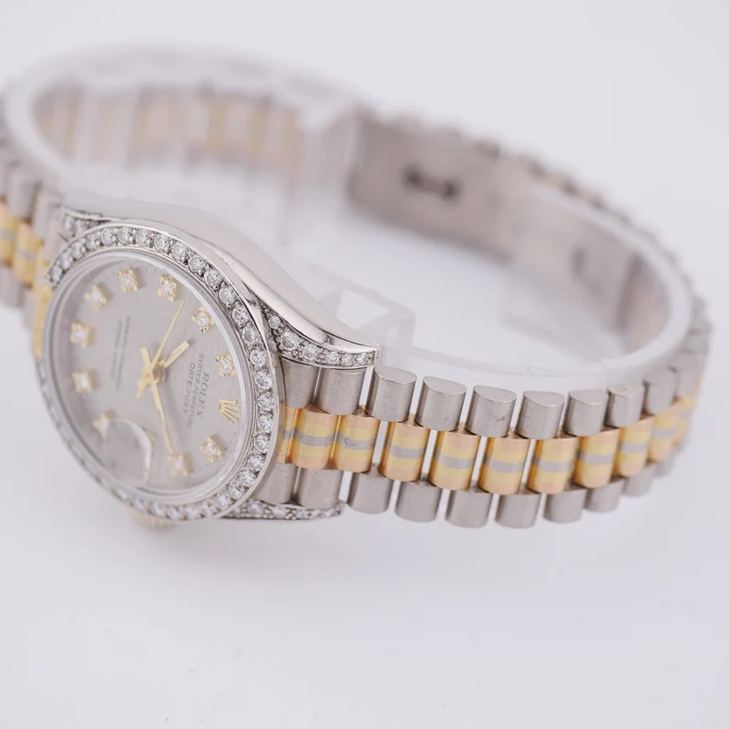 Rolex Lady-Datejust 26 Tridor Dreifarbgold 69159 - 1986 "Factory Setting"
