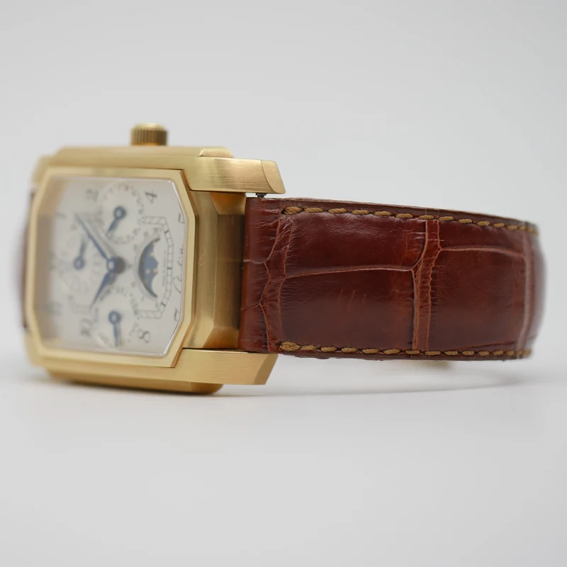 Glashütte Original Senator Karrée Ewiger Kalender Roségold 1845