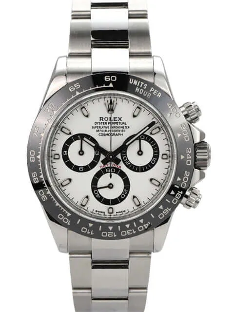 Rolex Daytona Edelstahl 116500LN Weiß