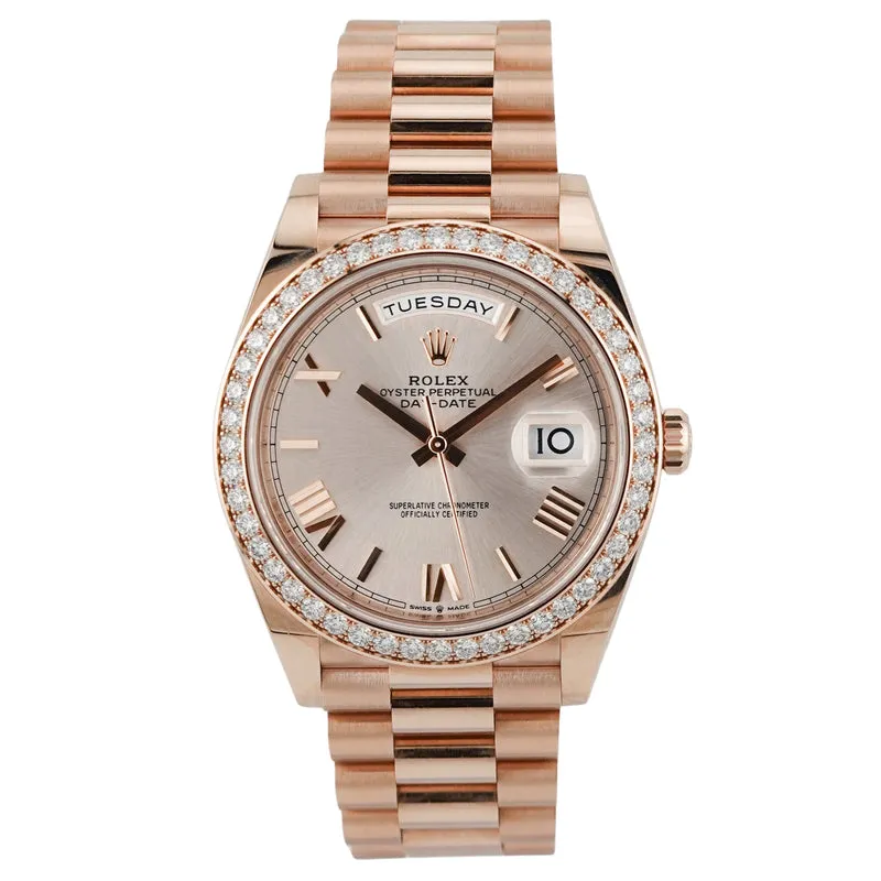 Rolex Day-Date 40 Roségold 228345RBR "Factory Setting" - 2022