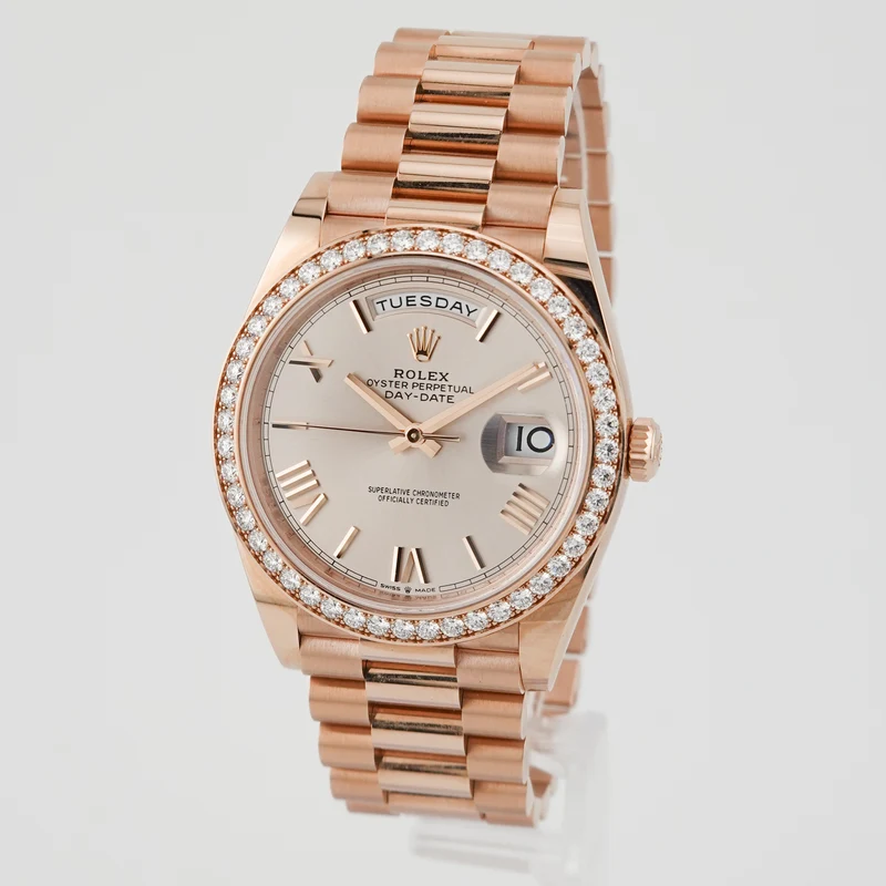 Rolex Day-Date 40 Roségold 228345RBR "Factory Setting" - 2022