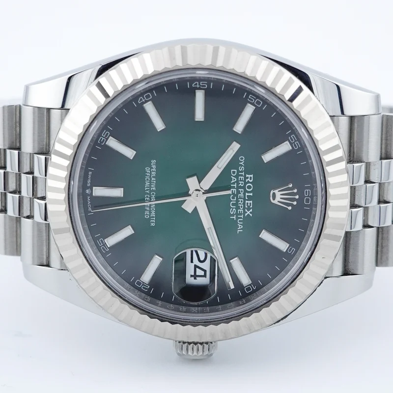 Rolex Datejust 41 "Grün ombré" Stahl 126334 - 2026