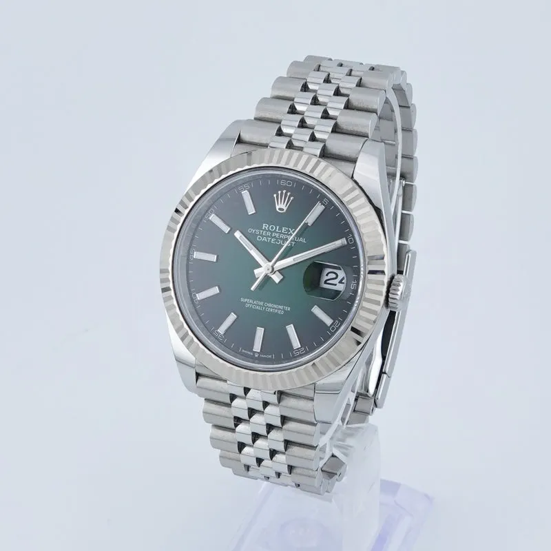 Rolex Datejust 41 "Grün ombré" Stahl 126334 - 2026