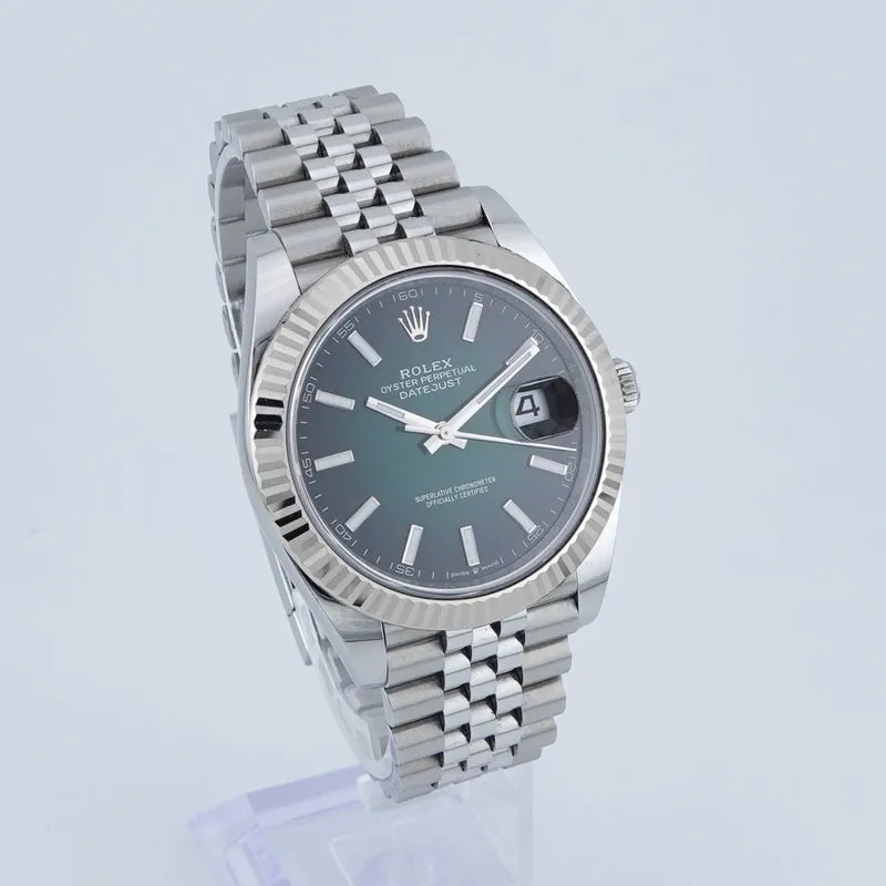 Rolex Datejust 41 "Grün ombré" Stahl 126334 - 2026