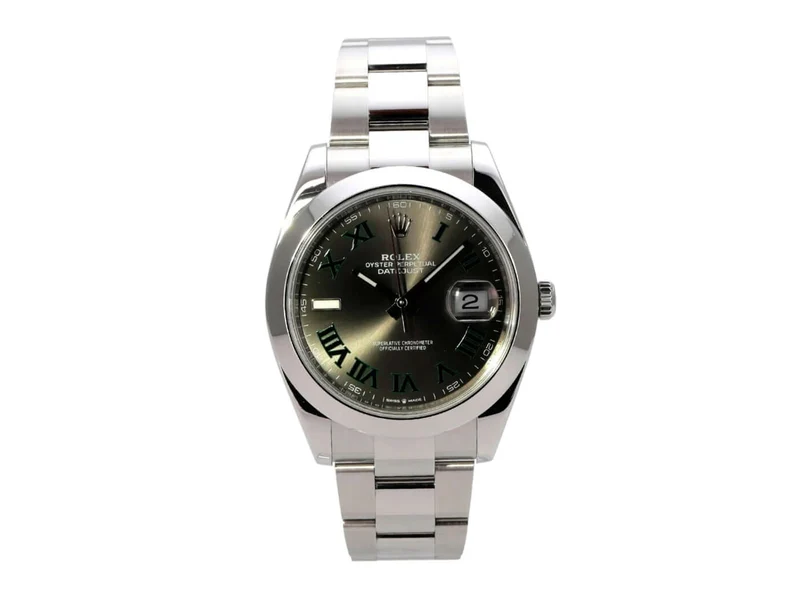 Rolex Datejust 41 Edelstahl 126300 Rhodium Römisch