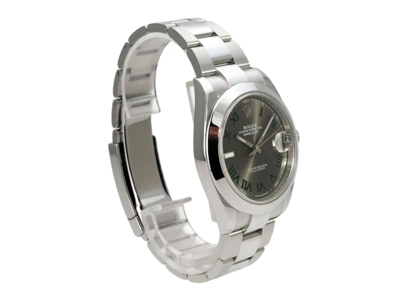 Rolex Datejust 41 Edelstahl 126300 Rhodium Römisch