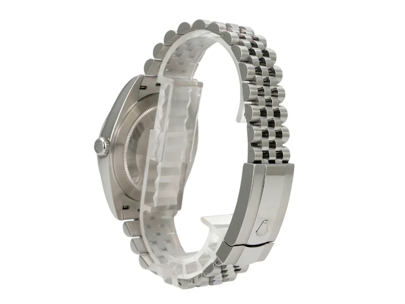Rolex Datejust 41 Edelstahl 126300 Rhodium Römisch Jubile-Band
