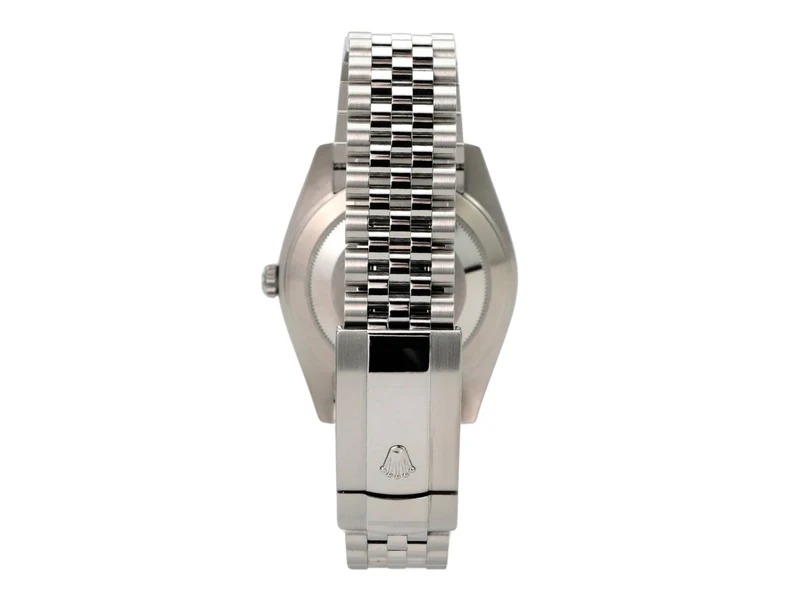 Rolex Datejust 41 Edelstahl 126300 Rhodium Römisch Jubile-Band