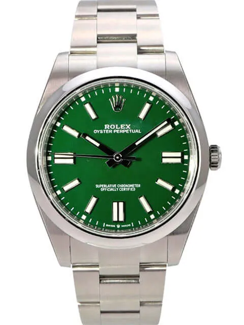 Rolex Oyster Perpetual 41 Ref. 124300 Grün