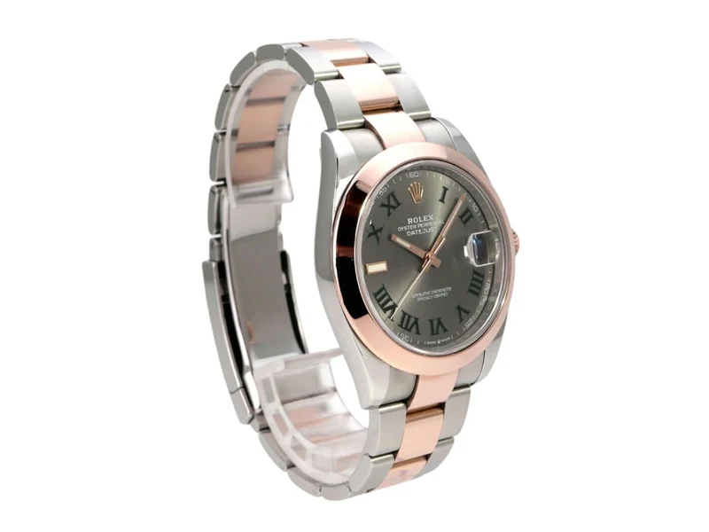 Rolex Datejust 41 Edelstahl Everose-Gold 126301 Slate Römisch