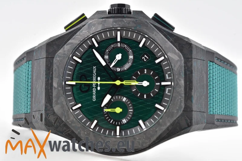 Girard Perregaux Laureato Absolute Aston Martin Chronograph Limited 81060-41-3071-1CX F1 Carbon