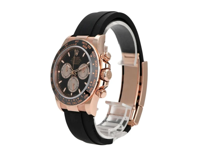 Rolex Daytona Everose-Gold 126515LN Schwarz Oysterflex