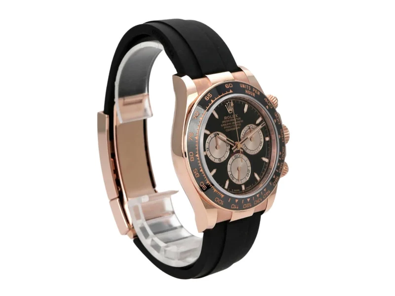 Rolex Daytona Everose-Gold 126515LN Schwarz Oysterflex