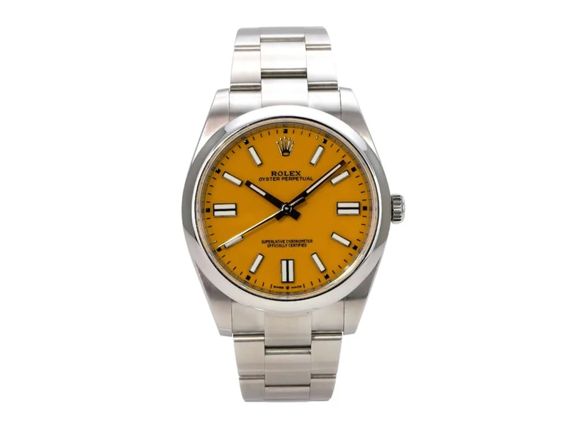 Rolex Oyster Perpetual 41 Ref. 124300 Gelb