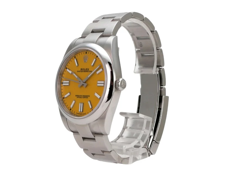Rolex Oyster Perpetual 41 Ref. 124300 Gelb