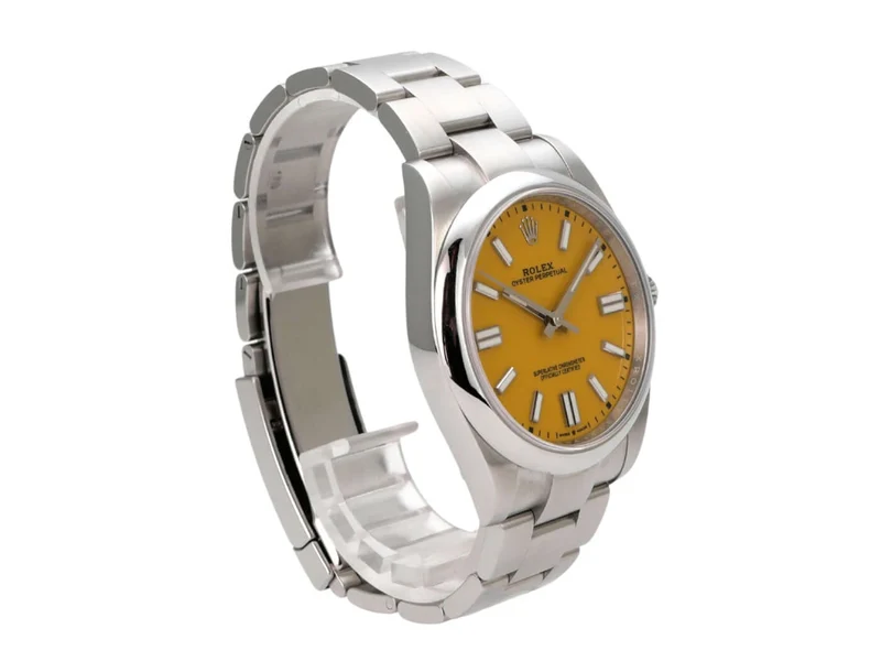 Rolex Oyster Perpetual 41 Ref. 124300 Gelb