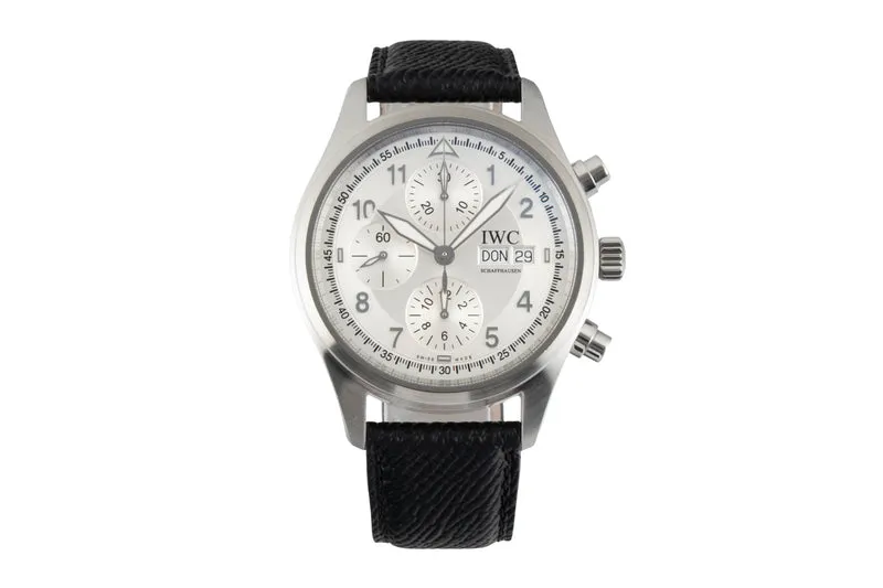 IWC Fliegerchronograph chronograph steel automatic men's watch IW371702 [2504044]