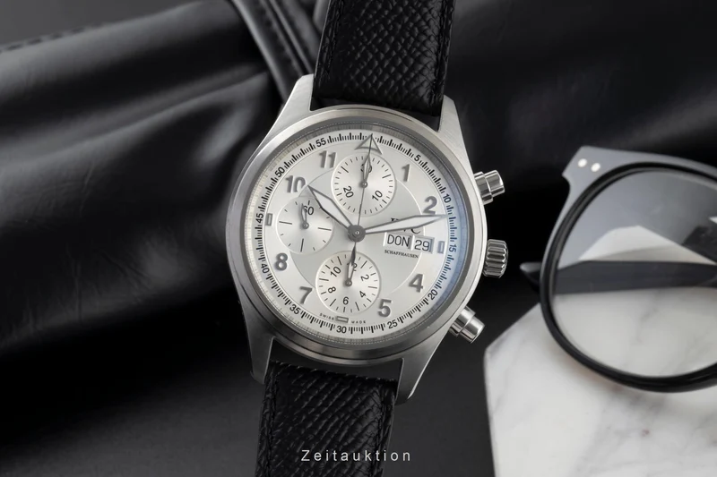 IWC Fliegerchronograph chronograph steel automatic men's watch IW371702 [2504044]