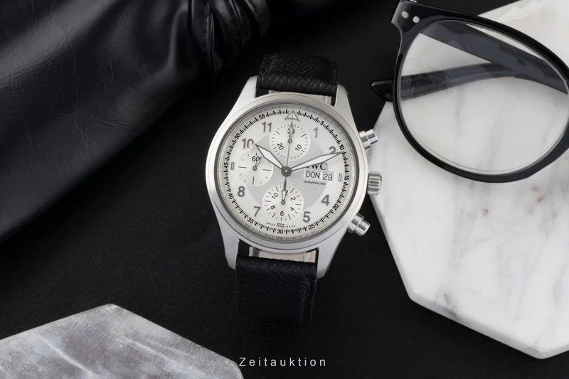 IWC Fliegerchronograph chronograph steel automatic men's watch IW371702 [2504044]