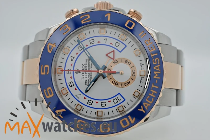 Rolex Yacht Master II 2 Chronograph Steel Rose Gold 116681 LC100 Rolex Service 08/2025