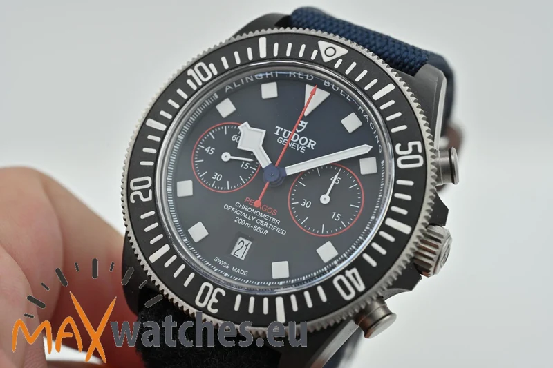 Tudor FXD Chronograph 25807KN Carbon Alinghi Red Bull