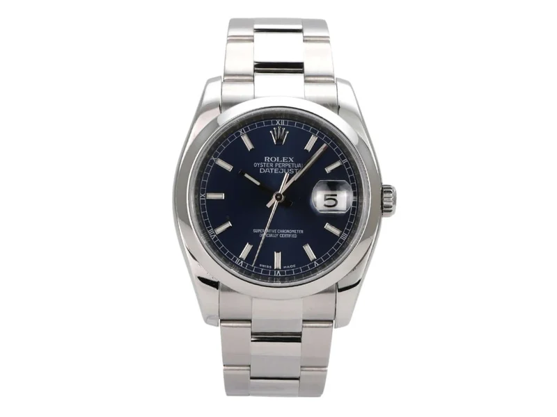 Rolex Datejust 36 Edelstahl 116200 Blau