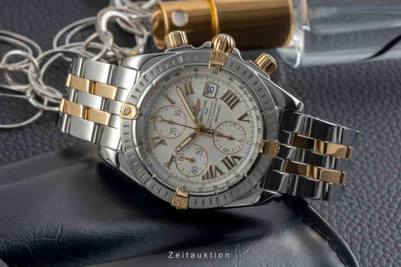 Breitling Chronomat chronograph steel / gold automatic men's watch B13356 [2605636]