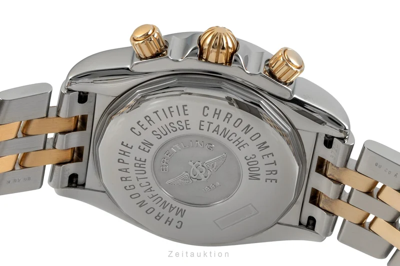 Breitling Chronomat chronograph steel / gold automatic men's watch B13356 [2605636]