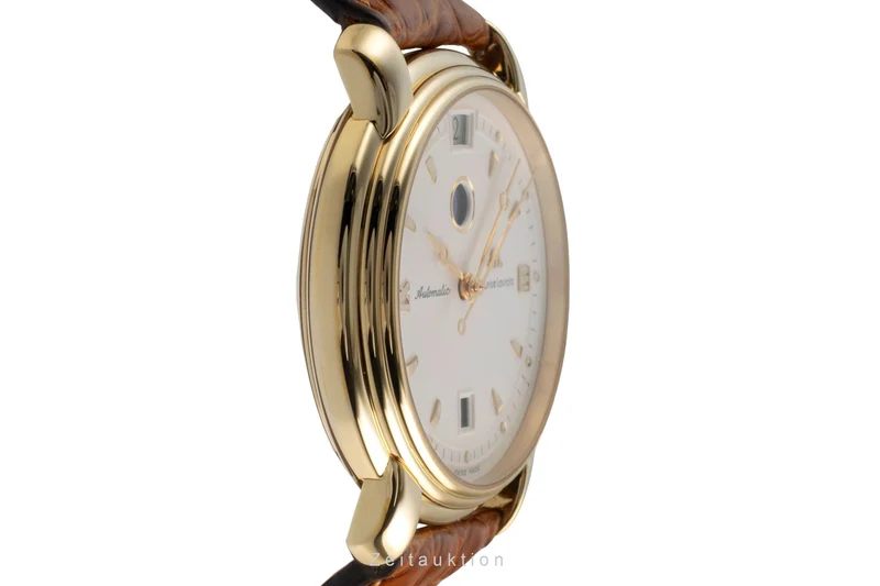 Maurice Lacroix GMT gilt-brass automatic men's watch 29399-5309 [2605501]