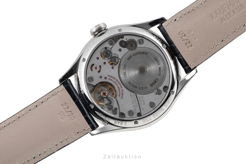 Oris Artelier steel manual winding men's watch 01 111 7700 4031-Set 1 23 71FC LP: 6100EUR [2604903]