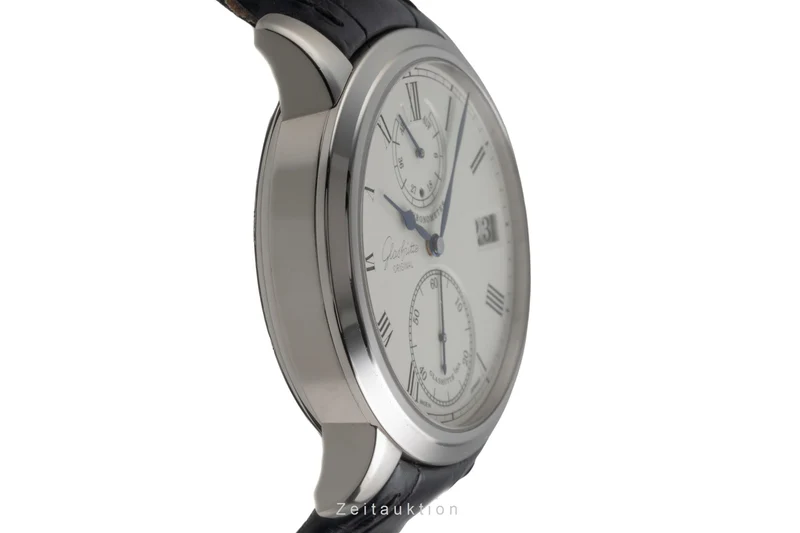 Glashütte Senator 18 ct white gold manual winding men's watch 1-58-01-01-04-04 [2605713]