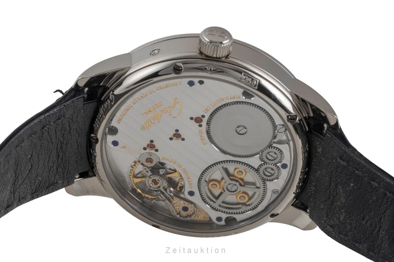 Glashütte Senator 18 ct white gold manual winding men's watch 1-58-01-01-04-04 [2605713]