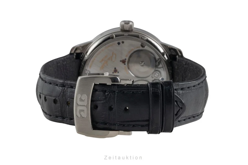 Glashütte Senator 18 ct white gold manual winding men's watch 1-58-01-01-04-04 [2605713]