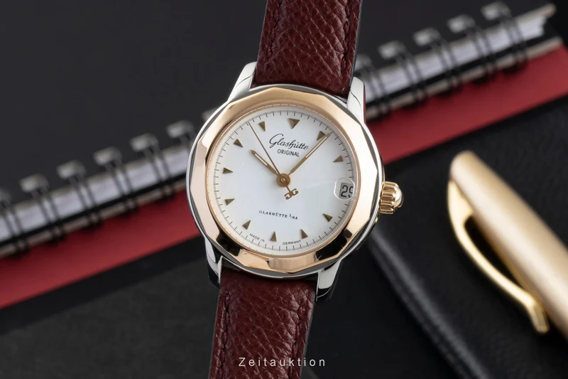Glashütte Lady Sport steel / gold automatic women's watch 10-33-43-53 [2605513]