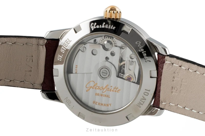 Glashütte Lady Sport steel / gold automatic women's watch 10-33-43-53 [2605513]